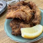 魚庭本店 - マグロ竜田揚げ。