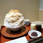 甘味処 たきむら - ◆オーガニック焙じ茶　黒蜜　きな粉　小豆（1,200円：税込：カード可） 10分弱で提供されます。