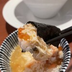 酒肴場 屯 - 海苔で巻くとまた格別