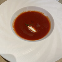 TEIEN Restaurant comodo - パプリカ冷製スープ