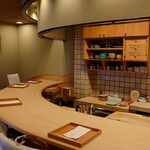 日本料理 櫻川 - 店内(撮影了承済み) 202308