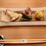 日本料理 櫻川 - 先付け三品 202308