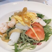 新橋亭 - 冷やしそば・醤油