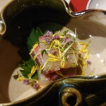 天ぷら とばり - カンパチ