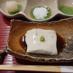 天ぷら とばり - 落花生豆腐