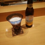 鮨 熊 - ノンアルコールビール二本目