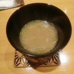 鮨 熊 - 味噌汁