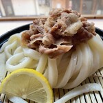 うどん専門 めだか - 肉ざる アップ