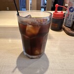 手打ちそば たかはし - セットのアイスコーヒー