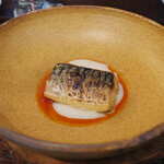 il tram - 鯖のローストお米のピューレ