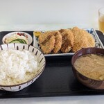 Daiichi Shiyokudou - ハムカツ定食　シンプル！うまい！