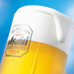 Clear Asahi medium mug