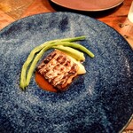 ラトリエ・ドゥ・ヴィーブル - 太刀魚の炭火焼　赤蟹ソース