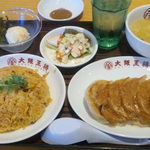 Oosaka Oushou - 日替わり餃子定食　シングル790円