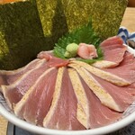 Marusa Suisan - マグロの炙りハラミ丼①