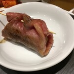 TOKYO焼肉ごぉ 北千住店 - ちょうちんロース・焼き終わり（もう少し火を入れても美味しい！）