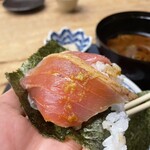 Marusa Suisan - マグロの炙りハラミ丼②