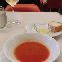バール・エ・リストランテ・タブリエ - ガスパッチョ 酸味がきいてて美味しい！