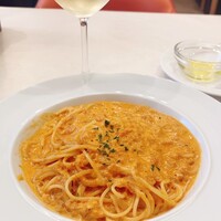 バール・エ・リストランテ・タブリエ - ズワイガニのトマトソースパスタ 濃厚です！