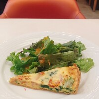 バール・エ・リストランテ・タブリエ - 限定6食キッシュ サラダのドレッシングが美味しいです