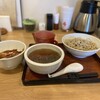 蕎麦 二天 - つけ　牡蠣　白　　　　うなごはん