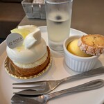 #NOCA inami Farm to Table - レモンムースタルト カフェプレート￥850
      単品だと￥600
      カフェプレートとは､ミニゼリーとミニアイスが
      セットになってるお得なセットの事｡