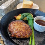 #NOCA inami Farm to Table - 自家製ハンバーグのグリル 単品¥1,120