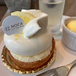 #NOCA inami Farm to Table - レモンムースタルト カフェプレート￥850
      単品だと￥600
      カフェプレートとは､ミニゼリーとミニアイスが
      セットになってるお得なセットの事｡