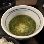 Sanukiya - ぶっかけうどんにはスープと小ライス付き