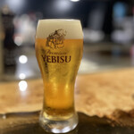 Teppanyaki Gurou - 生ビールはエビス