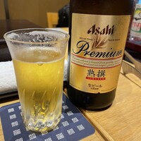 瓢嘻 新橋店 - ビールは瓶ビールで
