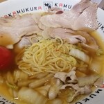 どうとんぼり神座  - 麺の表情など。