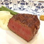 かわむら - 今宵も美味しかった！ちょっと欲張り120g。かわむらさんとのお話しも楽しく笑ったなぁ(^o^)