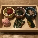 小割烹おはし  - 名物おばんざい6種盛り合わせ