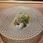 川ばた - 鱧落とし。ネットリして柔らかく、とても美味しい鱧だった。