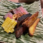 川ばた - ステーキ。