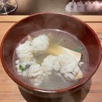 川ばた - 鱧吸い。