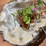 川ばた - 夏の牡蠣、岩牡蠣。