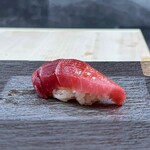 京都 鮨 桃の木 - 天然マグロとろ