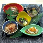 京都 鮨 桃の木 - 中華風前菜
