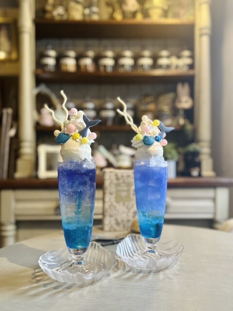 マーメイドなパフェとフロート♡』by あんよ♪ : cafe Cherish (カフェ