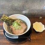 Chuuka Soba Kokoro - 煮干しそば（醤油）¥950 玉ねぎ¥50