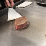 鉄板焼ステーキ 一ッ葉ミヤチク - 