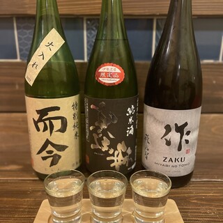飲み比べメニューあり◎お料理と相性抜群の日本酒を多数ご用意！