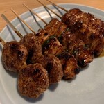 田毎 - やきとり・はさみ・つくね（各一本180円）2023.7