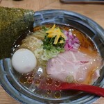 のだ麺 ～縁～ - 夏季限定 ゆず香る煮干し塩そば+味タマ♪