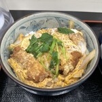 立喰いそば 山吹 - セットのヒレカツ丼