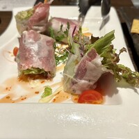 イベリコ屋 北新地店 - 生ハムの生春巻き