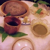 京都 吉兆 嵐山本店 - 鮑の石焼き