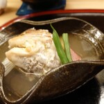 味舌 - 焼き茄子と鯛のあら炊き 202308